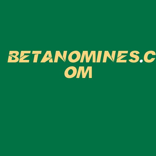 Logo da BETANOMINES